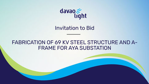INVITATION TO BID: FABRICATION OF 69 kV STEEL STRUCTURE AND A-FRAME FOR AYA SUBSTATION