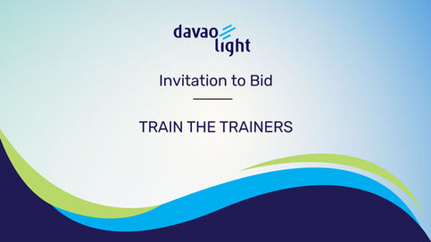 INVITATION TO BID: TRAIN THE TRAINERS