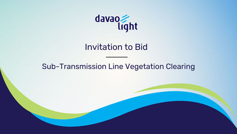 INVITATION TO BID - SUB-TRANSMISSION LINE VEGETATION CLEARING