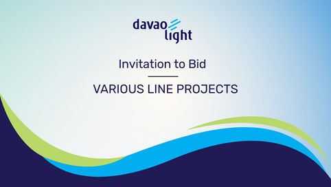 INVITATION TO BID: VARIOUS LINE PROJECTS