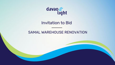 INVITATION TO BID: SAMAL WAREHOUSE RENOVATION