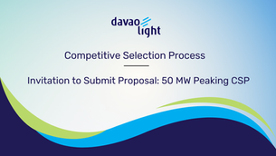 Supplemental Bid Bulletin (SBB) No. 1: 50 MW Peaking CSP