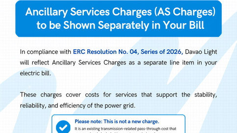Ancillary Services Charges to Appear as Separate Line Item in Electric Bills