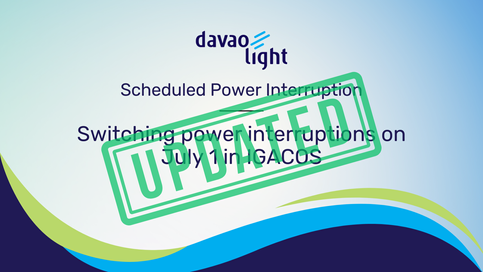 UPDATED: Switching power interruptions on July 1 in IGACOS
