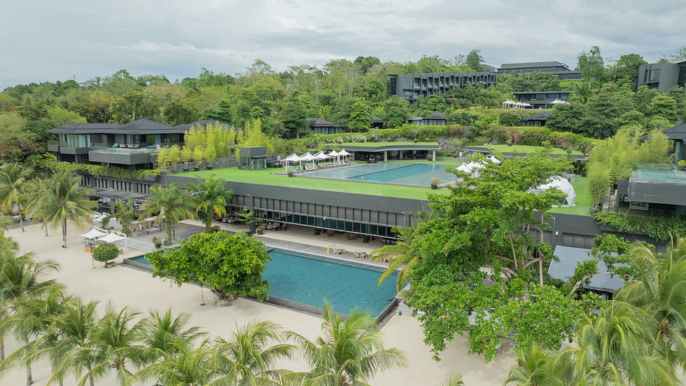 Discovery Samal facing the Davao Gulf. As the first and only luxury convention resort in Mindanao, Discovery Samal needs available and reliable power to welcome guests and operate its 150+ villas and suites, dining outlets, ballroom, function rooms, and resort facilities.