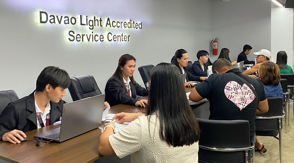Visit any of Davao Light’s Accredited Customer Service Centers to learn more about the Bill Deposit Refund.