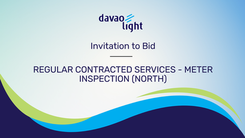 INVITATION TO BID: Regular Contracted Services - Meter Inspection (North)